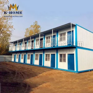 Cabina de oficina portátil para obras de construcción