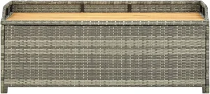 Outdoor Furniture New Design Rattan Cushion Box Storage Benches with Storage Chest