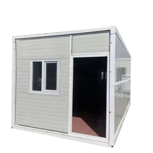 Precio de fábrica de casa modular prefabricada de lujo plegable en paquete plano