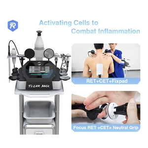 Skalet CET RET Radiofrequency Diathermy Machine Tecar Therapy For Physiotherapy Fascia Release Pain Management Physical Therapy