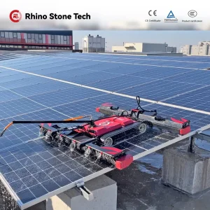 Efficient Automatic Solar Panel Cleaning Machine