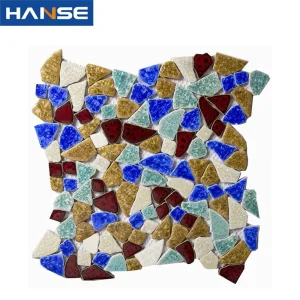 Foshan Factory Price Wall Decorative Colorful Ceramic Glazed Mosaic Tile