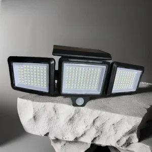 210 LED 2 Heads Motion Sensor Lights Solar Outdoor Wall Lights Remote Control Security Light