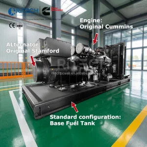 CumminsStamford 2000kVA 1000kVA 800kVA 500kVA 300kVA 250kVA Diesel Generator Big Power Container Genset for Factory Sale