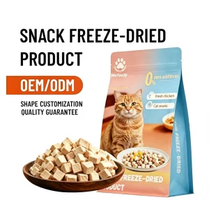 OEM Wholesale Freeze Dried Chicken Cubes High Protein Zero Additive Pet Training Snack For Cats Dogs Bulk Private Label