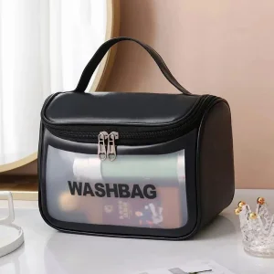 Transparent Waterproof Makeup Storage Pouch Large Capacity Cosmetic Organizer Beauty Case Women Travel Wash Bag
