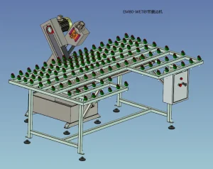 Glass Edging Machine with Wheel Belt Edge Grinding Machine