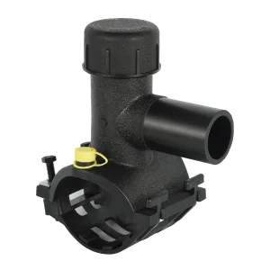 PE Pipe Electrofusion Tapping Tee DN90mm Saddle SDR11 SDR17 HDPE Fitting