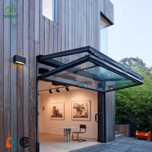 Customized Exterior Strong Alloy Windows Aluminum Bi Folding Doors for Home Shopfront