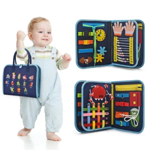 Customized Resources Teaching Early Education Montessori Toys Felt Busy Board