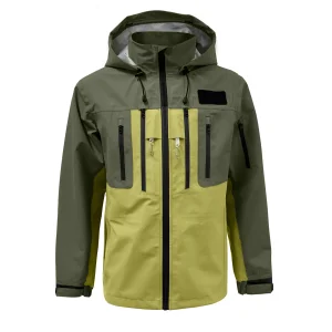 Military Green and Yellow Fishing Jacket