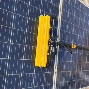 Semi-Automatic Solar Panel Cleaning System