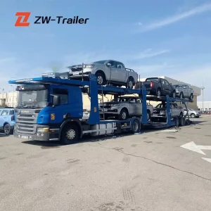 Customized Double Deck Hauler Car Transport Truck Semi-Trailer Car Carrier Semi Trailer for Sale