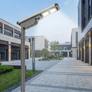 Durable Hybrid 40W Solar Street Lamp with IP66 Rating for All Climates