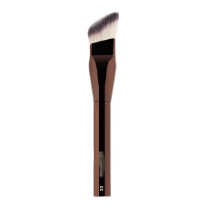 HOURGLASS Liquid Foundation Angled Synthetic Hair Brush Professional Makeup Tool Metal Handle Blending Beauty 22#