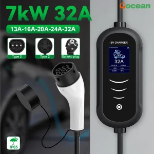 Top Quality Smart EV Car Portable Charger AC Portable EV Charger