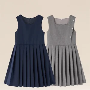 Vestido de pinafore formal para niñas de jardín de infantes