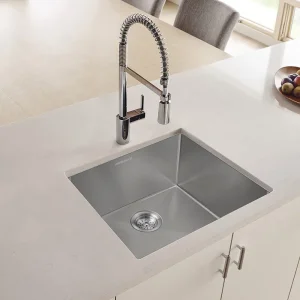 Kitchen Sinks Undermount Stainless Steel Single Bowl Undermount Kitchen Sink 16 Guage Large Under Counter Sink with Rounded Corner