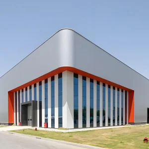 Free Design, Customized, Prefabricated Steel Structure, Suitable for Industy and Commercial Buildings