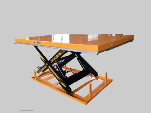 China Factory Stationary Electric Scissor Lift Table Hydraulic Cylinder Lift Table with Rated Capacity 1000/2000/4000kg