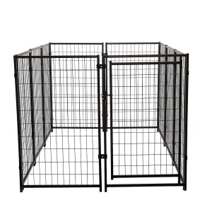 Painel de Malha de Arame Soldado para Cães 6 FT Painel de Tubo Quadrado para Canil