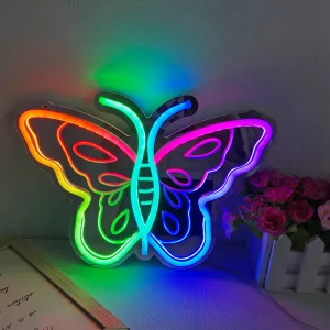 Butterfly Mirror Neon