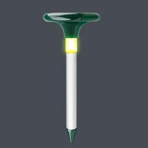 Solar-Powered Animal Repeller Pest Control with Bright LED Light for Garden Decoration