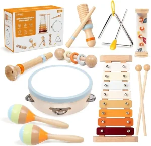 Hot Selling Wooden Percussion Instruments Kindergarten Vocal Enlightenment Science Education Toy for Kid