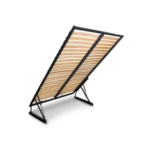 Sample Service Heavy Duty Gas Spring Lifting Slatted Bed Poplar Birch Slats Storage Bed Frame with Lifting Bed Mechanism