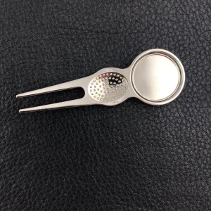 Magnetic Golf Ball Marker Repair Divot Tool