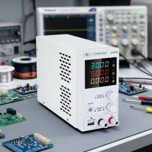 MYAMi 30V 10A 300W 75W BENCH DC ADJUSTABLE POWER SUPPLY DC POWER SOURCE REPAIR LAB DESIGN SCHOOL ELECTROPLATE CHARGING