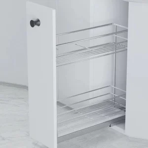 Pull-out Storage Shelf Stainless Steel