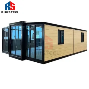 RUIISTEEL Foldable 40ft Expandable House 20ft Quick Assembly 20ft Classroom Remote Education Modular Building