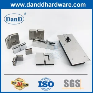 Toilet Accessory Glass Hardware Patch Fitting USA Hotel Shower Room Pivot Security Bath Wholesale Sliding Double Door Modern High-End Bathroom Accessories