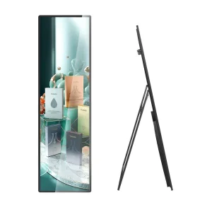 Commercial Advertising Monitor Signage Android Indoor LCD 75 Inch Digital Floor Guide LCD Display