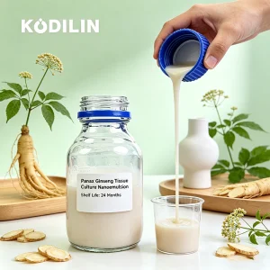 Premium Ginseng Saponins Water-dispersible Deep Nourishing Anti-aging Cosmetic Ingredient Ginseng Extract Nanoemulsion