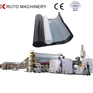 HDPE PE PVC EVA Tpo Geomembrane Waterproof Liner Sheet Extruder Extrusion Making Machine Geomembrane Extrusion Line