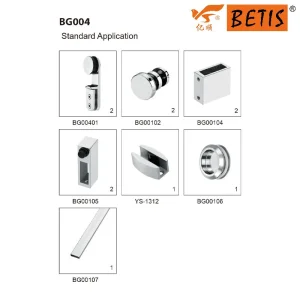 OEM Factory Direct-Sale High-Quality Sliding Shower Door Anti-Lift Top Roller