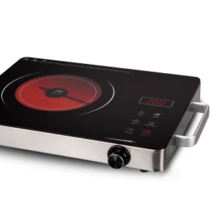 Household 2000W Electric Stove Infrared Hot Plates Multifunction Digital Burner Induction Cooker Hob Glass Ceramic Cooktop