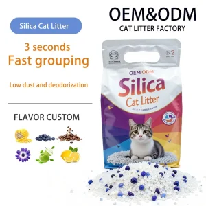 Dust Free Silica Gel Cat Litter Bulk Manufacturing Custom Design Welcome Nala Arena Para Gatos OEM ODM