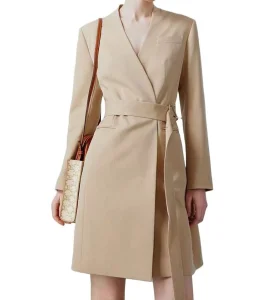 Custom Tailored Women's Casual Trench Coat Office Outer Wear