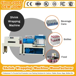 Máquina de Paletização com Braço Rotativo para Envoltório de Filme Stretch Automático, Inline Horizontal, Empilhamento de Cartões, Encolhimento com CE