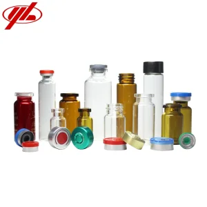 3ml 5ml 10ml 30ml Pharmaceutical or Cosmetic Clear or Amber Mini Glass Bottle Vials