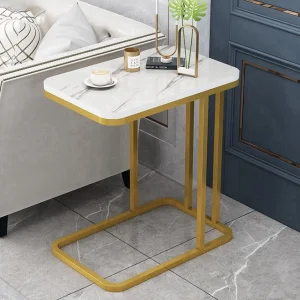 Metal Cubby Shelf Side Table