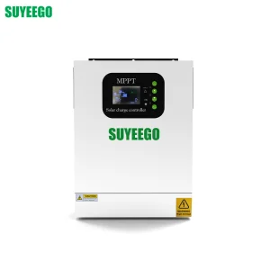 SUYEEGO 120A PV 500V 6500W Built-in Wifi Communication Port Input 18A 48V MPPT Solar Charge Controller with ON/OFF Button