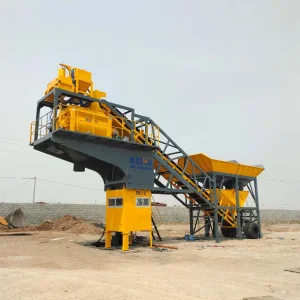 Yhzs35 10 Year Factory Portable Eco-Friendly Small Automatic Mobile Concrete Batching Plant