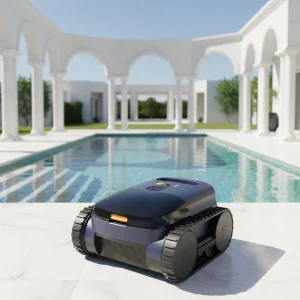 Professional Pool Robot Automatic Wall-Climbing Cordless Cleaning Robot 180min Runtime App Control Eco-Friendly Low-energy For