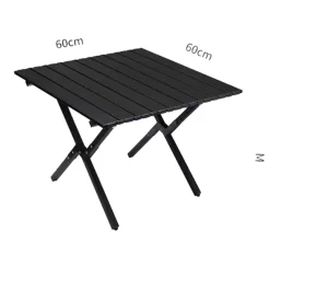 Hot Selling Portable Metal Folding Outdoor Dining Table Beach Picnic Camping Folding Table