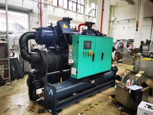 Food Processing Industrial Refrigeration-Equipment Industrial Process Cryotherapy 380V460V 50Hz 60Hz Screw Industrial-Chiller Machine Unit