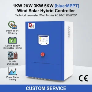 Deming 3KW 48V 24V Wind Use 2KW Wind Turbine Controller Wind Generator Off Grid Controller